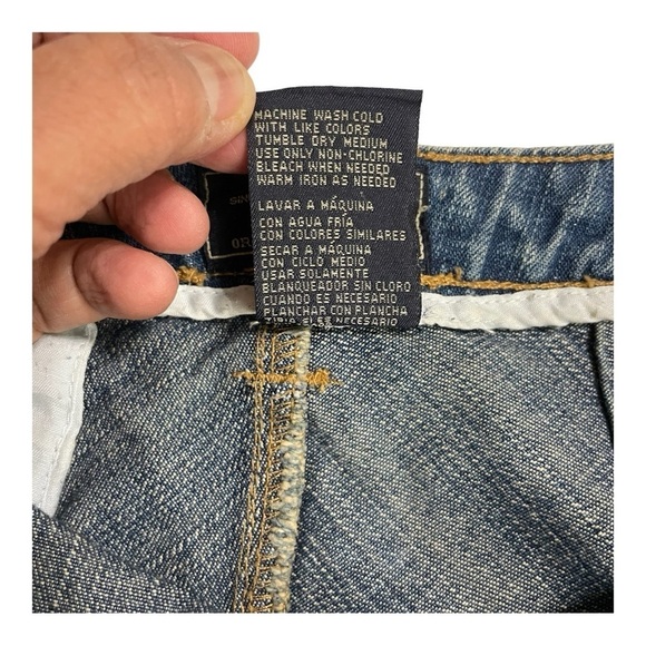 Vintage Route 66 Denim Skirt Y2K size 4 - Picture 6 of 8